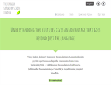 Tablet Screenshot of lontoonsuomikoulu.com